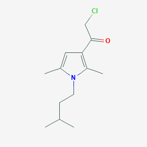 2-chloro-1-[2,5-dimethyl-1-(3-methylbutyl)-1H-pyrrol-3-yl]ethanone