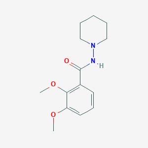 molecular formula C14H20N2O3 B246077 2,3-dimethoxy-N-(1-piperidinyl)benzamide 