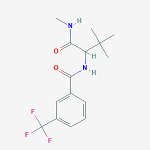 N-{2,2-dimethyl-1-[(methylamino)carbonyl]propyl}-3-(trifluoromethyl)benzenecarboxamide