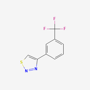 4-[3-(Trifluoromethyl)phenyl]-1,2,3-thiadiazole