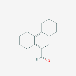 molecular formula C15H18O B2460845 1,2,3,4,5,6,7,8-Octahydrophenanthrene-9-carbaldehyde CAS No. 88146-29-6
