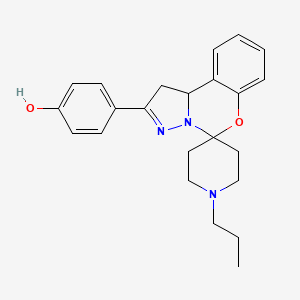 4-(1'-Propyl-1,10b-dihydrospiro[benzo[e]pyrazolo[1,5-c][1,3]oxazine-5,4'-piperidin]-2-yl)phenol