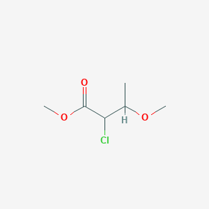 molecular formula C6H11ClO3 B2460858 2-氯-3-甲氧基丁酸甲酯 CAS No. 134220-14-7