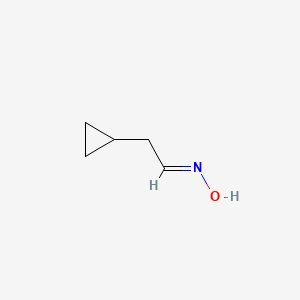 molecular formula C5H9NO B2460890 Cyclopropylacetaldehyde oxime CAS No. 530133-49-4
