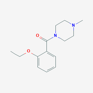 molecular formula C14H20N2O2 B246090 1-(2-Ethoxybenzoyl)-4-methylpiperazine 
