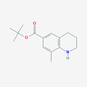 Tert-butyl 8-methyl-1,2,3,4-tetrahydroquinoline-6-carboxylate