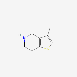 molecular formula C8H11NS B2460915 3-methyl-4H,5H,6H,7H-thieno[3,2-c]pyridine CAS No. 230301-87-8