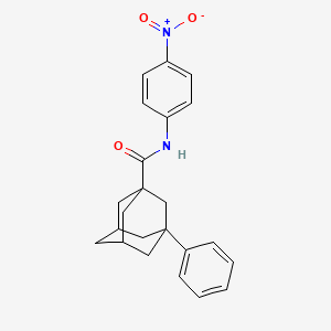 molecular formula C23H24N2O3 B2460920 N-(4-nitrofenil)-3-feniladamantano-1-carboxamida CAS No. 701272-29-9