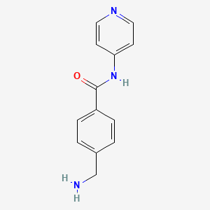 4-(aminomethyl)-N-(pyridin-4-yl)benzamide