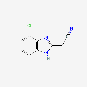 2-(Cyanomethyl)-4-chlorobenzimidazole
