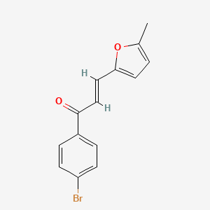 (2E)-1-(4-bromophenyl)-3-(5-methylfuran-2-yl)prop-2-en-1-one