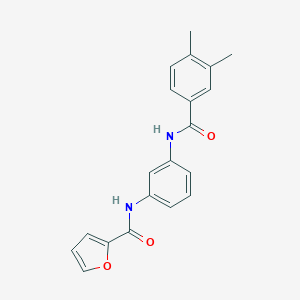 N-{3-[(3,4-dimethylbenzoyl)amino]phenyl}-2-furamide