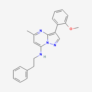 3-(2-methoxyphenyl)-5-methyl-N-(2-phenylethyl)pyrazolo[1,5-a]pyrimidin-7-amine