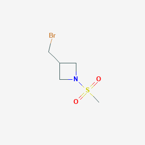 3-(Bromomethyl)-1-methanesulfonylazetidine