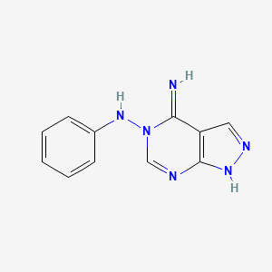 N5-phenyl-5H-pyrazolo[3,4-d]pyrimidine-4,5-diamine