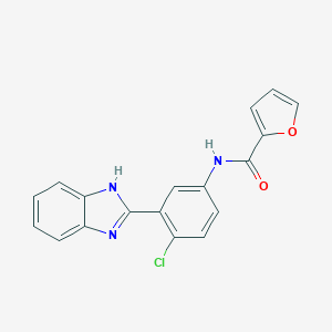 N-[3-(1H-benzimidazol-2-yl)-4-chlorophenyl]-2-furamide