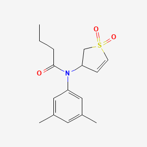 N-(3,5-dimethylphenyl)-N-(1,1-dioxido-2,3-dihydrothiophen-3-yl)butyramide