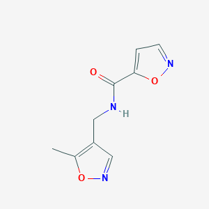 N-((5-methylisoxazol-4-yl)methyl)isoxazole-5-carboxamide