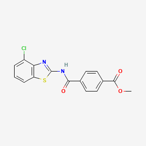 Methyl 4-[(4-chloro-1,3-benzothiazol-2-yl)carbamoyl]benzoate