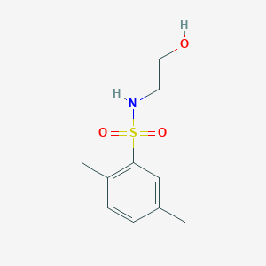 molecular formula C10H15NO3S B246108 N-(2-hydroxyethyl)-2,5-dimethylbenzenesulfonamide 