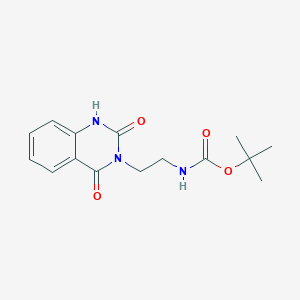 tert-butyl (2-(2,4-dioxo-1,4-dihydroquinazolin-3(2H)-yl)ethyl)carbamate