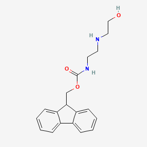 molecular formula C19H22N2O3 B2461112 2-(2-Fmoc-氨基乙基氨基)乙醇 CAS No. 2389064-36-0