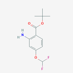 Tert-butyl 2-amino-4-(difluoromethoxy)benzoate