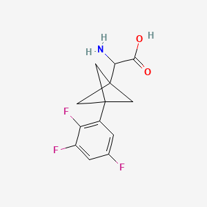 2-Amino-2-[3-(2,3,5-trifluorophenyl)-1-bicyclo[1.1.1]pentanyl]acetic acid