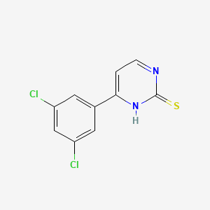 molecular formula C10H6Cl2N2S B2461268 4-(3,5-Dichlorophenyl)pyrimidine-2-thiol CAS No. 832739-73-8