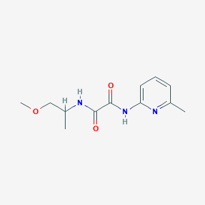 molecular formula C12H17N3O3 B2461277 N1-(1-methoxypropan-2-yl)-N2-(6-methylpyridin-2-yl)oxalamide CAS No. 920355-90-4