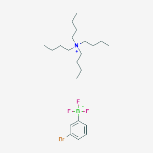 (3-Bromophenyl)trifluoroboranuide; tetrabutylazanium