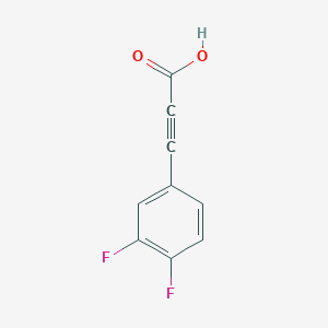 molecular formula C9H4F2O2 B2461312 (3,4-Difluoro-phenyl)-propynoic acid CAS No. 935475-82-4