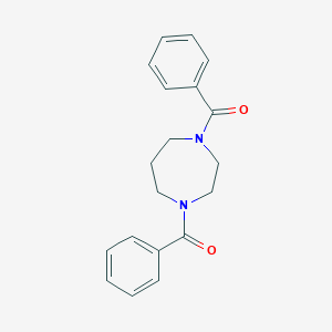 molecular formula C19H20N2O2 B246132 1,4-Dibenzoyl-1,4-diazepane 