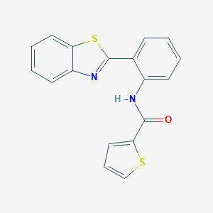 N-[2-(1,3-benzothiazol-2-yl)phenyl]thiophene-2-carboxamide