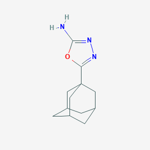 molecular formula C12H17N3O B246137 5-(1-Adamantyl)-1,3,4-oxadiazol-2-amine 
