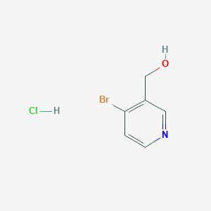 molecular formula C6H7BrClNO B2461372 4-Bromo-3-pyridinemethanol hydrochloride CAS No. 1546624-18-3; 197007-87-7