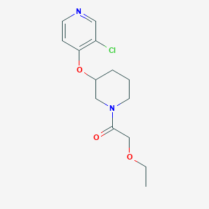 1-(3-((3-Chloropyridin-4-yl)oxy)piperidin-1-yl)-2-ethoxyethanone