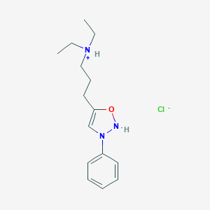 B024614 delta(sup 4)-1,2,4-Oxadiazoline, 5-(3-(diethylamino)propyl)-3-phenyl-, hydrochloride CAS No. 102504-40-5