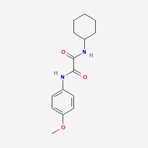 N-cyclohexyl-N'-(4-methoxyphenyl)oxamide