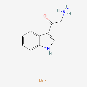 molecular formula C10H11BrN2O B2461418 3-Aminoacetylindol hydrobromide CAS No. 79659-84-0