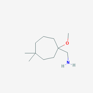 (1-Methoxy-4,4-dimethylcycloheptyl)methanamine