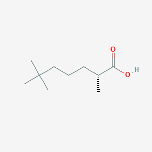 molecular formula C10H20O2 B2461444 (2R)-2,6,6-Trimethylheptanoic acid CAS No. 2248185-13-7