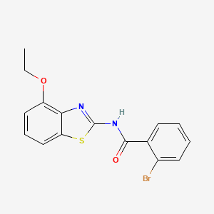 2-bromo-N-(4-ethoxy-1,3-benzothiazol-2-yl)benzamide