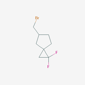 6-(Bromomethyl)-2,2-difluorospiro[2.4]heptane