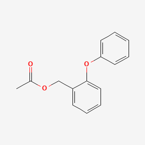 molecular formula C15H14O3 B2461470 2-苯氧基苄基乙酸酯 CAS No. 39717-00-5