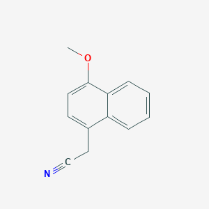 molecular formula C13H11NO B2461474 4-Methoxynaphthalene-1-acetonitrile CAS No. 177598-50-4