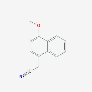 molecular formula C13H11NO B2461474 2-(4-Methoxynaphthalen-1-yl)acetonitrile CAS No. 177598-50-4