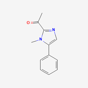molecular formula C12H12N2O B2461476 1-(1-methyl-5-phenyl-1H-imidazol-2-yl)ethan-1-one CAS No. 1531671-31-4