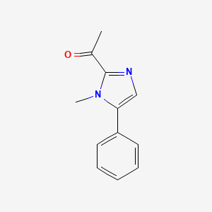 molecular formula C12H12N2O B2461476 1-(1-méthyl-5-phényl-1H-imidazol-2-yl)éthan-1-one CAS No. 1531671-31-4