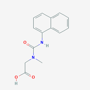 molecular formula C14H14N2O3 B2461479 2-{Methyl[(naphthalen-1-yl)carbamoyl]amino}acetic acid CAS No. 926264-45-1